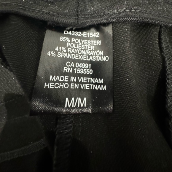 Hilary Radley Black & Gray Plaid Pants Size M - Picture 16 of 16